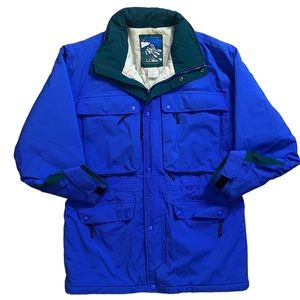 Vintage LL Bean Coat Winter Parka Gore-Tex Mens L Large Tall